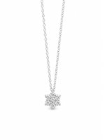 Collar Davite & Delucchi Mujer in Oro blanco Diamante CLN011905 13